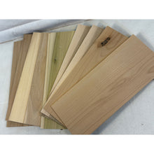1/4 x 5 x 12" (apx 10 pcs) Thin Variety Species Wood Boards for Crafting, Laser Engraving, CNCing