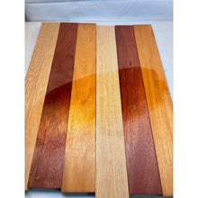 3/4 x 2 x 24 (6-pack) Exotic Wood Cutting Board Kit! Bloodwood, Osage Orange & White Wenge (Lati) - Free Shipping!