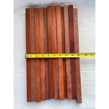 Bright Red Padauk Cutting Board Sticks - 16" 12-pack - Cutting Board Accents, Woodworking, Wood Craft - Free Shipping!
