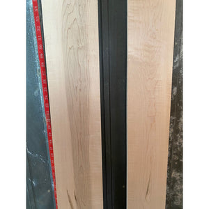 3/4 x 5-6 x 45 2-pack Curly Natural Maple Wood Lumber - Woodworking, Shelving, Furniture Making, Other Craft Projects -Free Shipping!