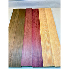 3/4 x 2 x 24 (6-pack) Exotic Wood Cutting Board Kit! Purpleheart, Peruvian Walnut & White Wenge - Free Shipping!