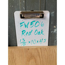 13/16 x 10 x 45 Red Oak Wood Lumber - Rustic Board - Woodworking, Shelving, Furniture Making, Other Craft Projects -Free Shipping!