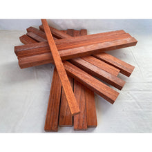 Bright Red Padauk Cutting Board Sticks - 16" 12-pack - Cutting Board Accents, Woodworking, Wood Craft - Free Shipping!