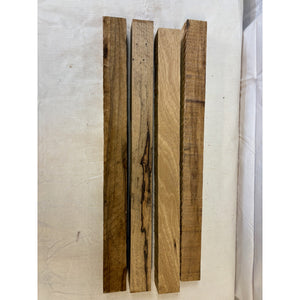 Black Limba Exotic 8/4 Thick Scrap Sticks - 24" (4-pack) - Turning Wood Blanks, Cutting Boards, Woodworking, Wood Craft - Free Shipping!
