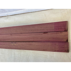 24" Exotic Purpleheart 1/2" Thin Scrap Wood Boards - 3-pack - Woodworking, Miniatures, Sign Blanks