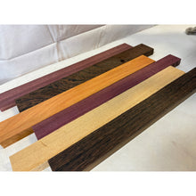 Variety Exotic Species Scrap Cutting Board Sticks - 16" 6-pack - Cutting Board Accents, Woodworking, Wood Craft - Free Shipping!