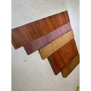 Variety Exotic Species Scrap Wood - Multi-pack - Cutting Board Accents, Woodworking, Wood Craft - Free Shipping!
