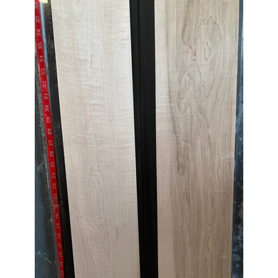 13/16 x 6 x 45 Curly Maple Wood Lumber (2-Pack) - Great for Woodworking, Shelving, Furniture Making, and Other Craft Projects - Free Shipping!