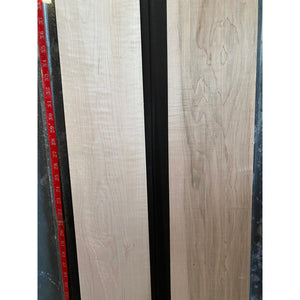 13/16 x 6 x 45 Curly Maple Wood Lumber (2-Pack) - Great for Woodworking, Shelving, Furniture Making, and Other Craft Projects - Free Shipping!