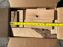 Kiln Dried Scrap Wood Box - Variety of Species - Variety of Thicknesses - Great for Firewood and Woodworking Projects