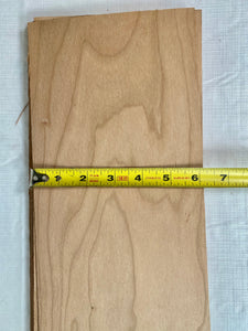 Cherry 1/16" Thin Wood Boards (10-pack) - Great for Scrollsawing & Woodworking Lumber