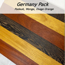 3/4 x 2 x 16 (6-pack) Variety Exotic & Domestic Wood Cutting Board Kit! Includes Osage Orange, Wenge, and Padauk - Free Shipping!