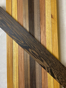 3/4 x 2 x 16 (10-pack) Variety Exotic & Domestic Wood Cutting Board Kit! Includes Red Zebrawood, Osage Orange, Canarywood, Wenge and Walnut - Free Shipping!