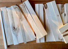 Box of 12", 16", & 24" Long Maple Scrap Cutting Board Sticks for Woodworking, Crafting, and DIY Projects - Free Shipping!