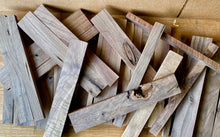 Box of 12", 16", & 24" Long Walnut Scrap Cutting Board Sticks for Woodworking, Crafting, and DIY Projects - Free Shipping!