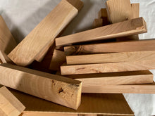 Box of Small Wood Pieces - All Cherry - Great for all kinds of crafts and woodworking projects! Free Shipping!