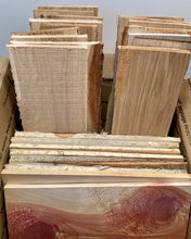 Box of 12" Long Thin Mixed Species Scrap Boards - Free Shipping!