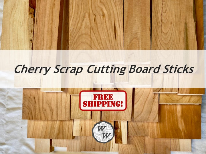 Box of 12, 16, & 24 Long Maple Scrap Cutting Board Sticks for Woodw –  Woodchucks Wood