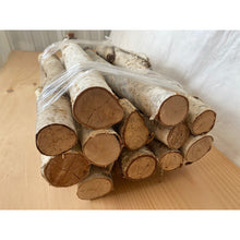 Natural Small White Birch Logs - 1 to 2.5" Diameter - Qty Aprox 10 - Great for Crafting and Seasonal Decor - Free Shipping!