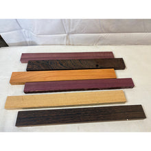 Variety Exotic Species Scrap Cutting Board Sticks - 16" 6-pack - Cutting Board Accents, Woodworking, Wood Craft - Free Shipping!