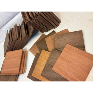 1/8 x 3-1/2 x 5" (apx 66 pcs) Thin Walnut Wood Boards for Crafting, Laser Engraving, CNCing