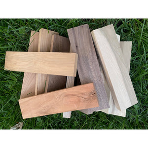 48 Boards Walnut, Cherry, Maple, for Crafts, Knife Scales, and other Craft Ideas