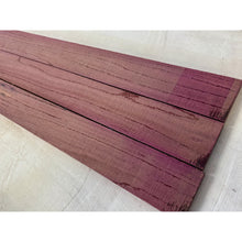 24" Exotic Purpleheart 1/2" Thin Scrap Wood Boards - 3-pack - Woodworking, Miniatures, Sign Blanks