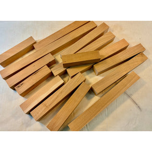 Thick Cherry Wood Sticks - Great for Crafting, Cutting Boards, Woodworking - Free Shipping!