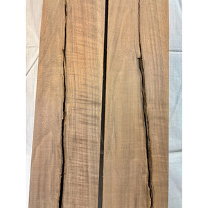 Stunning Rustic Curly Walnut Wood Boards - 2-pack - Boards for Epoxy Pouring, Woodworking