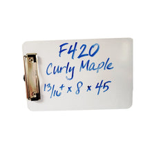 13/16 x 8 x 45 Curly Maple Wood Lumber - Great for Woodworking, Shelving, Furniture Making, and Other Craft Projects - Free Shipping!