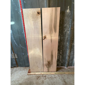 13/16 x 8 x 36 2-pack Rustic Curly Natural Maple Wood Lumber - Woodworking, Shelving, Furniture Making, Other Craft Projects -Free Shipping!