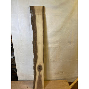 Live Edge Walnut 1-1/4 Thick x 7 x 45 Wood Lumber -Great for Woodworking, Shelving, Furniture Making, & Other Craft Projects -Free Shipping!