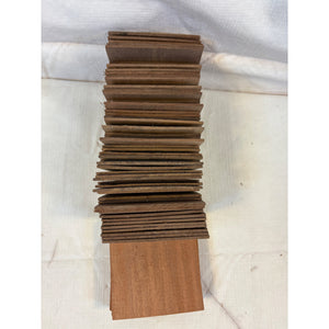1/8 x 3-1/2 x 5" (apx 66 pcs) Thin Walnut Wood Boards for Crafting, Laser Engraving, CNCing