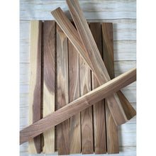 16" Sappy Walnut Boards for Craft Ideas-Pack of 18 boards