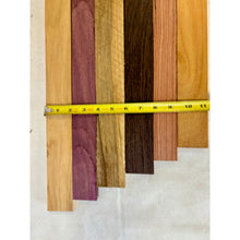 Purpleheart & Exotics - 24" Scrap - Cutting Board Accents, Turning Wood, Crafts - Free Shipping!