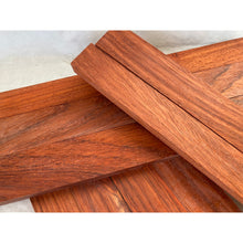 Bright Red Padauk Cutting Board Sticks - 16" 9-pack - Cutting Board Accents, Woodworking, Wood Craft - Free Shipping!