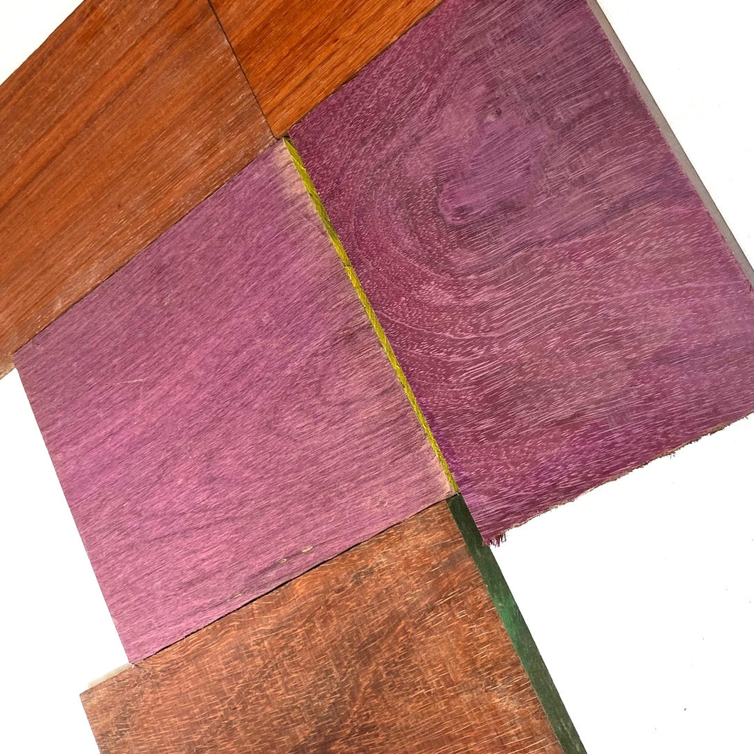 Exotic Wood Scrap Lumber- 3/4 x 9 x 7to 9 - Great Woodworking, & Crafting