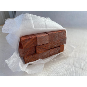 Bright Red Padauk Cutting Board Sticks - 16" 12-pack - Cutting Board Accents, Woodworking, Wood Craft - Free Shipping!