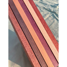 3/4 x 2 x 16 (6-pack) Variety Exotic Wood Cutting Board Kit! Purpleheart, Bloodwood, Leopardwood and More - Free Shipping!