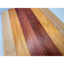 3/4 x 2 x 24 (6-pack) Exotic Wood Cutting Board Kit! Bloodwood, Osage Orange & White Wenge (Lati) - Free Shipping!