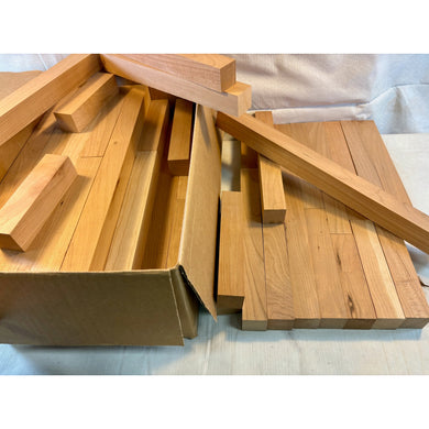 Thick Cherry Wood Sticks - Great for Crafting, Cutting Boards, Woodworking - Free Shipping!