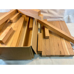 Thick Cherry Wood Sticks - Great for Crafting, Cutting Boards, Woodworking - Free Shipping!