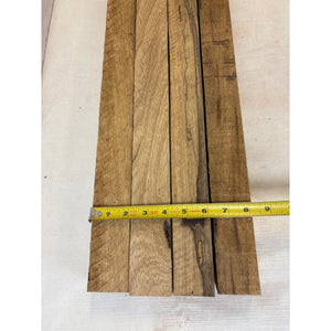 Black Limba Exotic 8/4 Thick Scrap Sticks - 24" (4-pack) - Turning Wood Blanks, Cutting Boards, Woodworking, Wood Craft - Free Shipping!