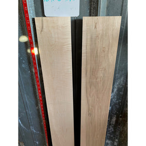 13/16 x 6 x 45 Curly Maple Wood Lumber (2-Pack) - Great for Woodworking, Shelving, Furniture Making, and Other Craft Projects - Free Shipping!