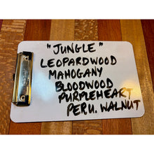 3/4 x 2 x 24 (10-pack) Exotic Wood Cutting Board Kit! Leopardwood, Bloodwood, Purpleheart and More