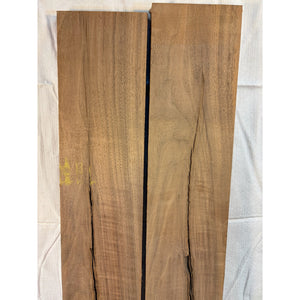 Stunning Rustic Curly Walnut Wood Boards - 2-pack - Boards for Epoxy Pouring, Woodworking