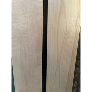 3/4 x 8 x 45 2-pack Curly Natural Maple Wood Lumber - Woodworking, Shelving, Furniture Making, Other Craft Projects -Free Shipping!