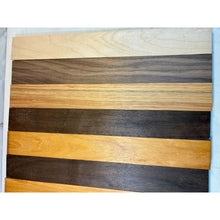 3/4 x 2 x 24 (10-pack) Exotic Wood Cutting Board Kit! Osage Orange, Peruvian Walnut, Canarywood