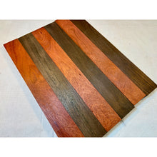 3/4 x 2 x 24 (6-pack) Variety Exotic Wood Cutting Board Kit! Includes Bloodwood & Peruvian Walnut - Free Shipping!