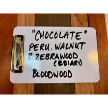 3/4 x 2 x 24 (6-pack) Exotic Wood Cutting Board Kit! Bloodwood, Peruvian Walnut & Red Zebrawood - Free Shipping!